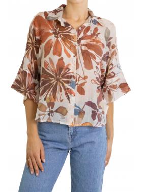 Camicia fantasia floreale 